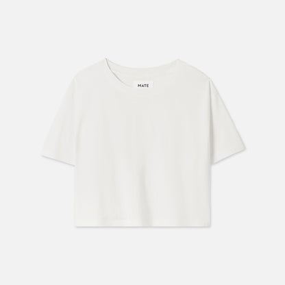 Organic Cotton Relaxed Crop Tee