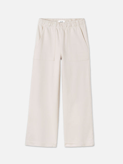 Organic Fleece Wide Leg Pant