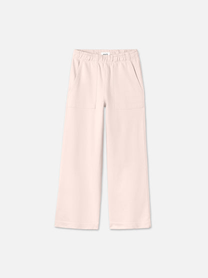 Organic Fleece Wide Leg Pant