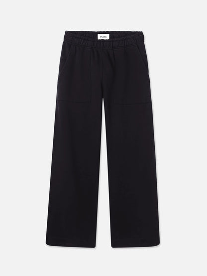 Organic Fleece Wide Leg Pant