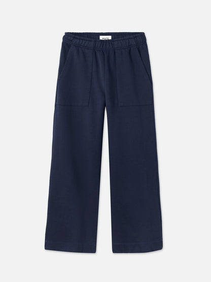 Organic Fleece Wide Leg Pant