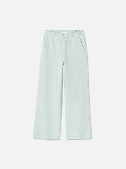 Organic Fleece Wide Leg Pant