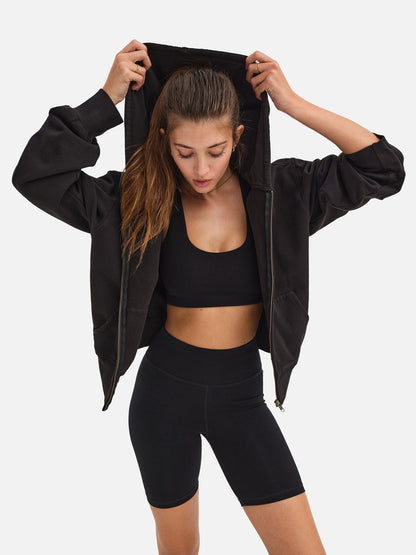 Organic Fleece Zip Hoodie