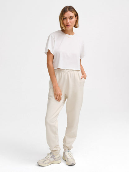 Organic Cotton Relaxed Crop Tee
