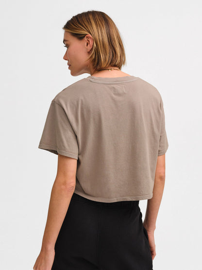 Organic Cotton Relaxed Crop Tee
