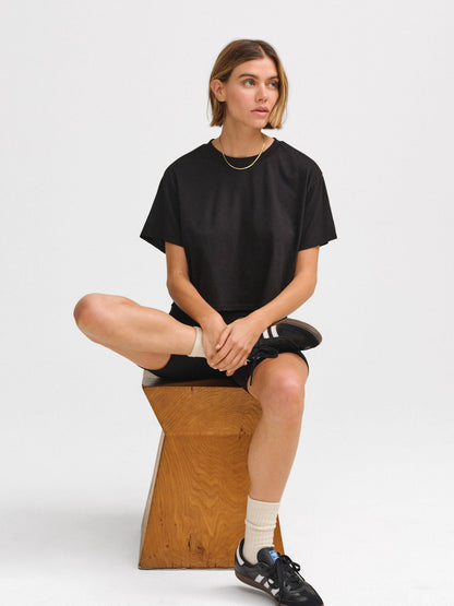 Organic Cotton Relaxed Crop Tee