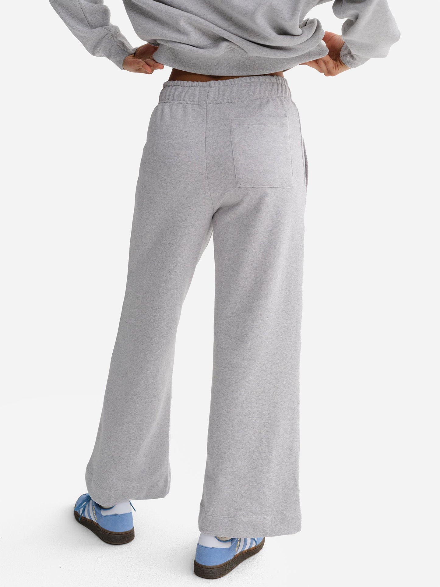 Organic Fleece Wide Leg Pant