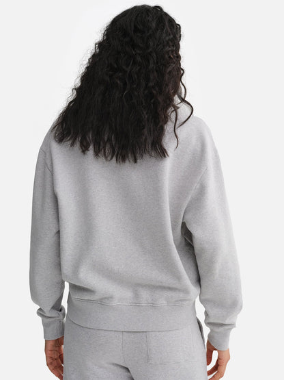 Organic Fleece Quarter Zip Sweatshirt
