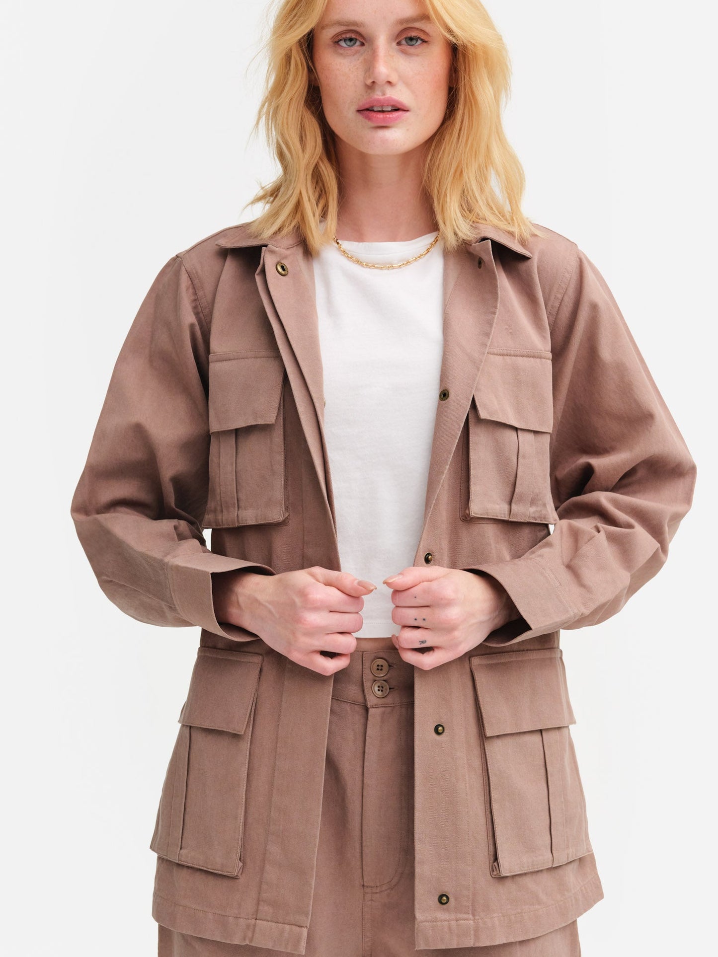 Tencel Twill Utility Jacket