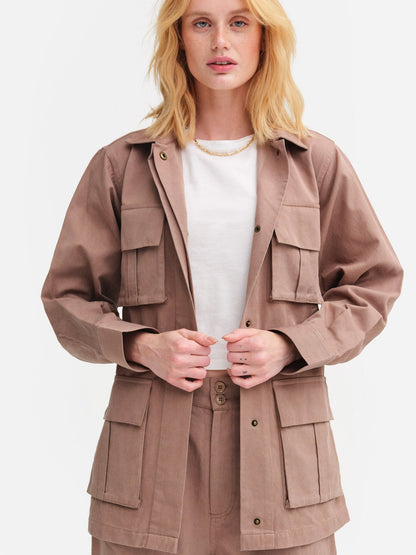 Tencel Twill Utility Jacket