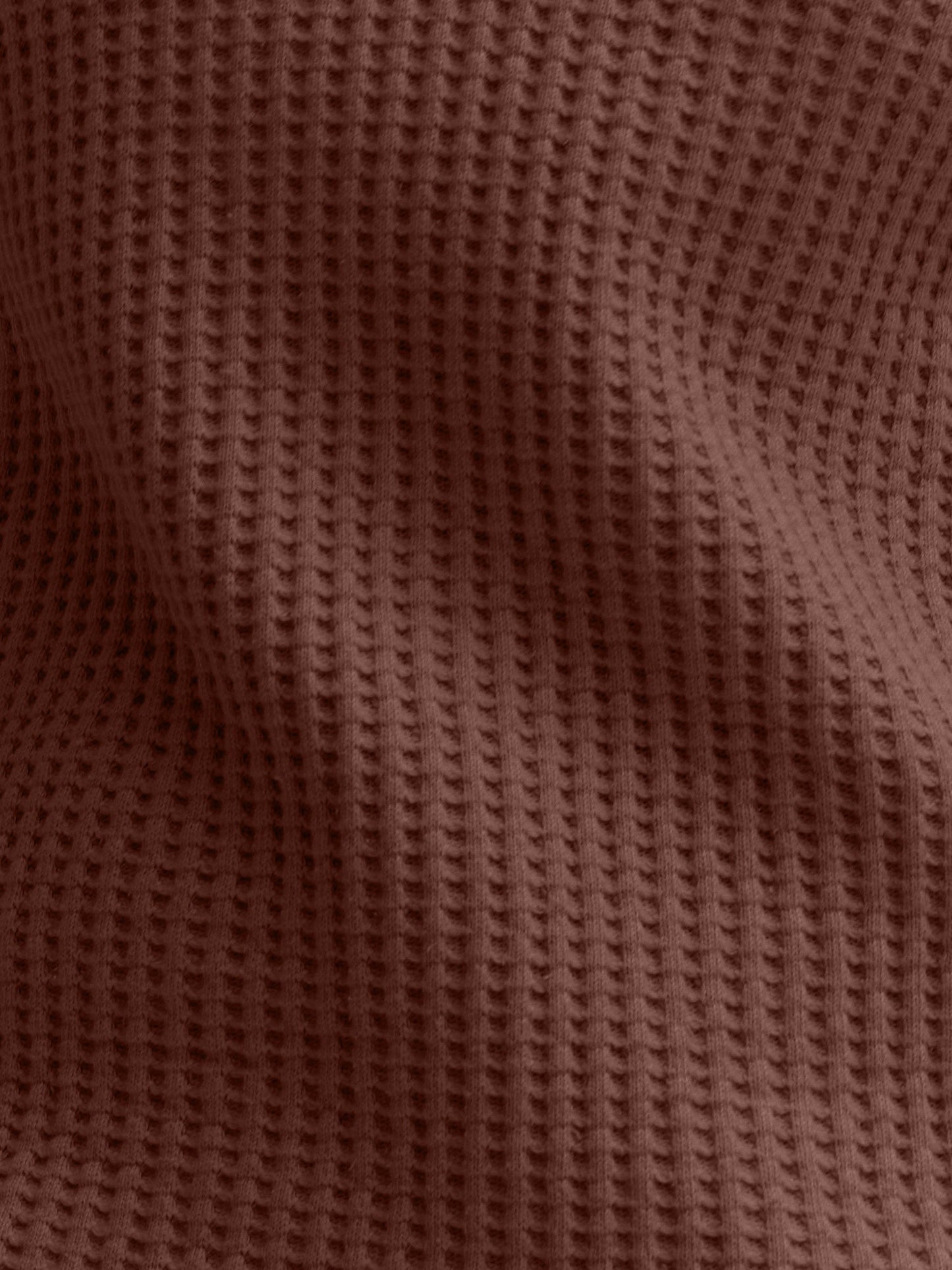 Organic Waffle Collared Half-Zip Sweatshirt