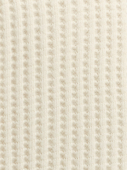 Men's Organic Waffle Crew