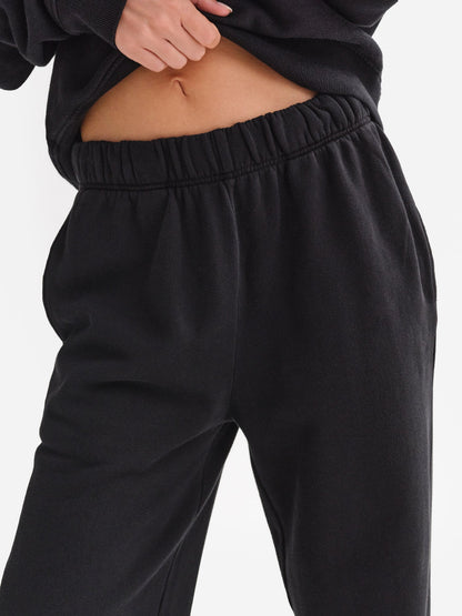Organic Fleece Straight Leg Sweatpant