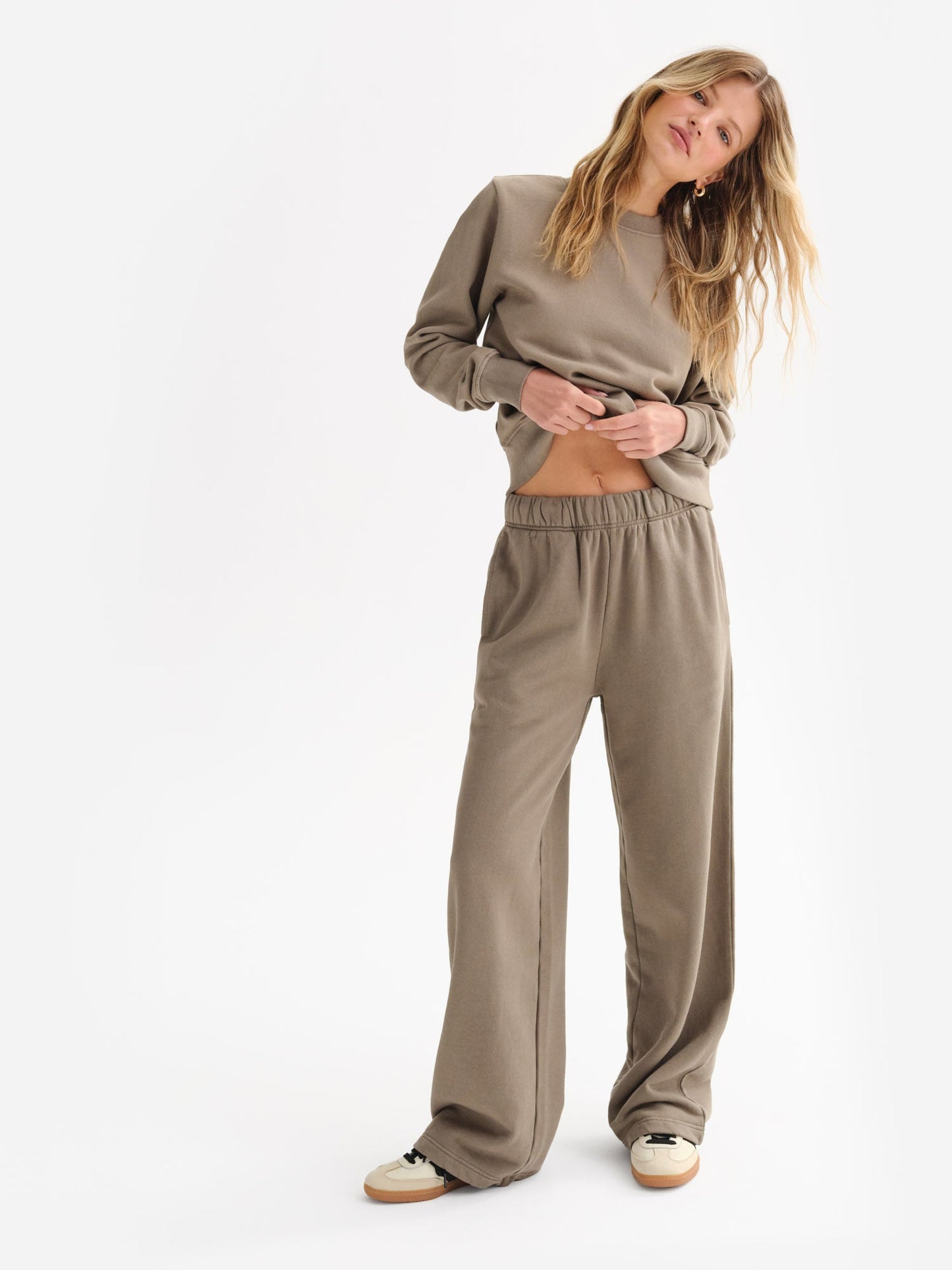 Organic Fleece Straight Leg Sweatpant