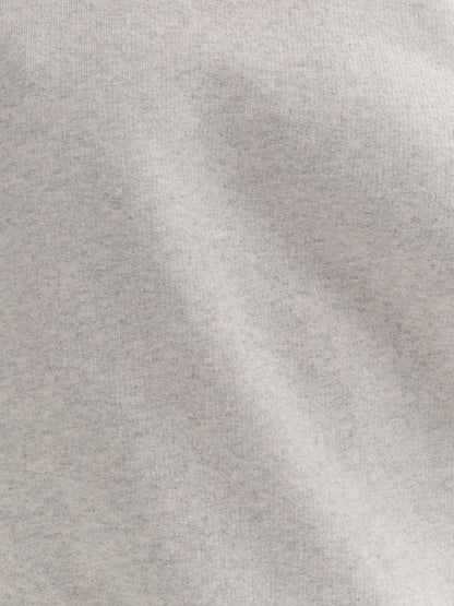 Organic Fleece Shrunken Crew Neck Sweatshirt