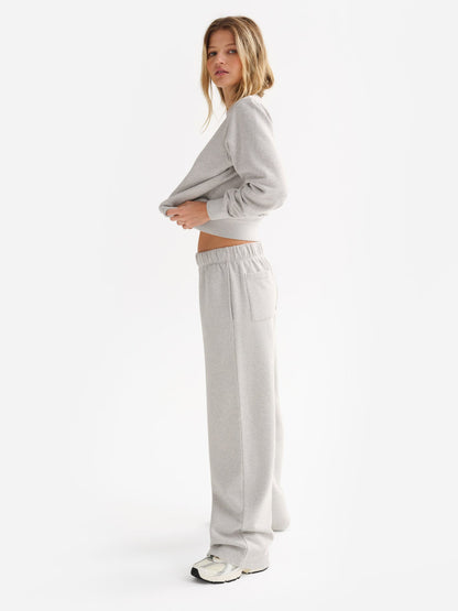 Organic Fleece Straight Leg Sweatpant