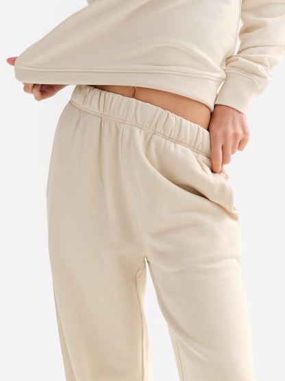 Organic Fleece Straight Leg Sweatpant