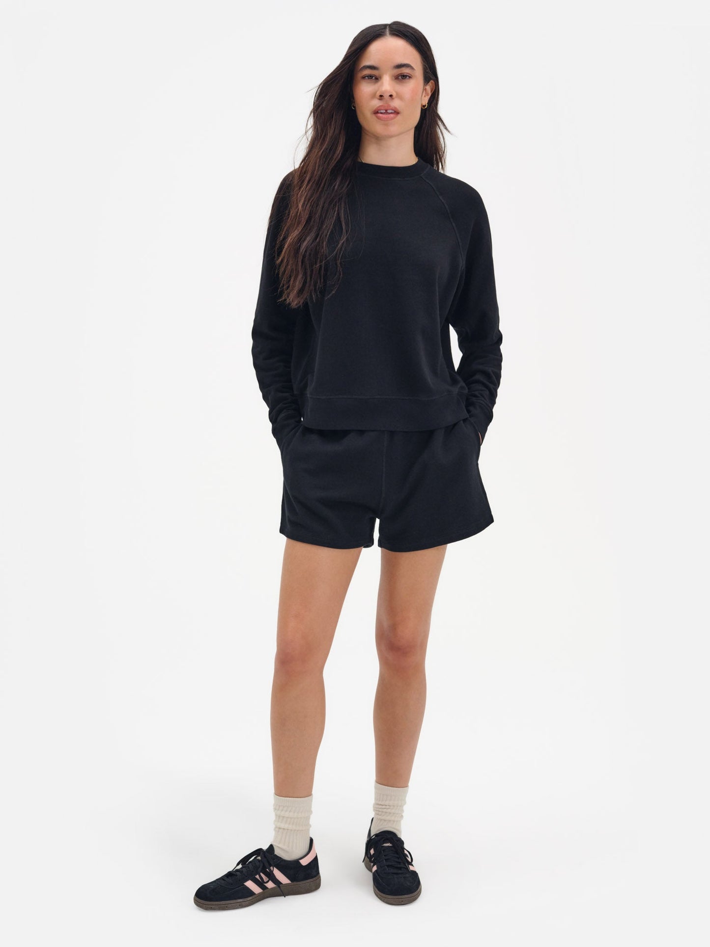 Organic Lightweight Terry Track Shorts