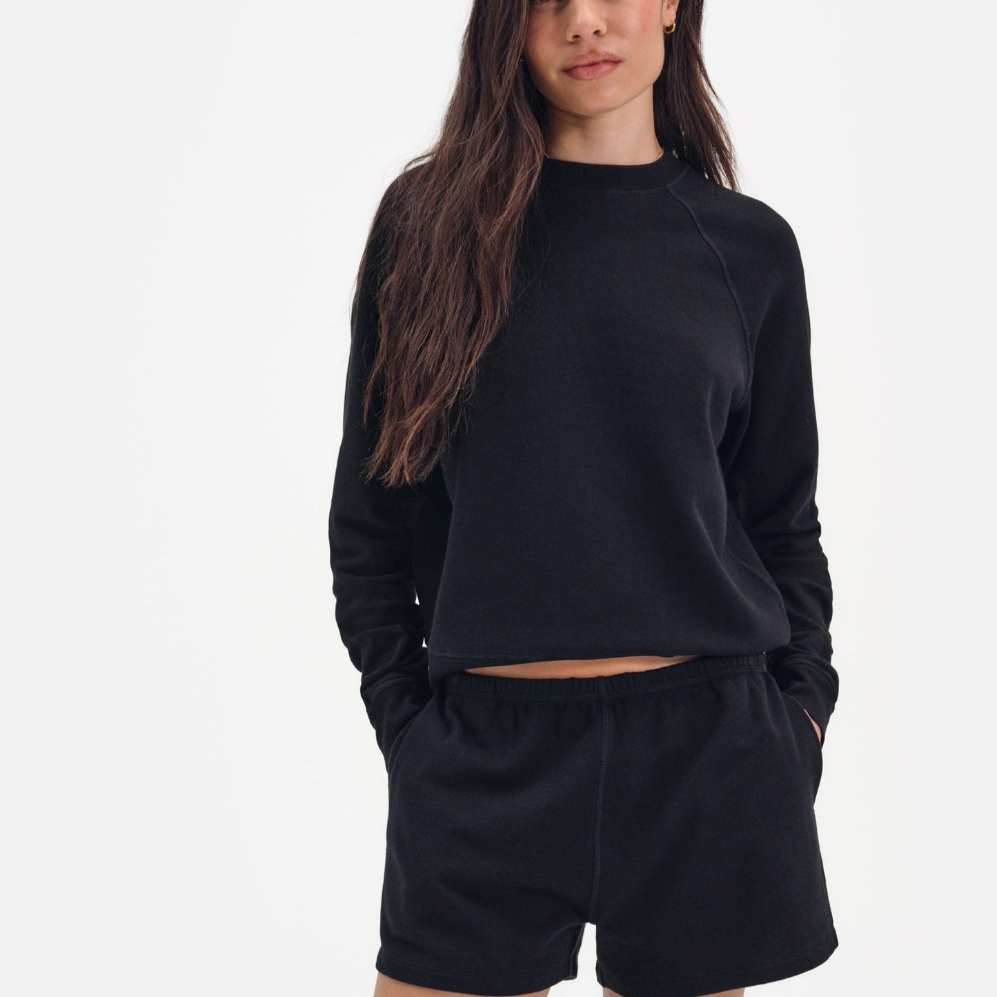 Organic Lightweight Terry Track Shorts