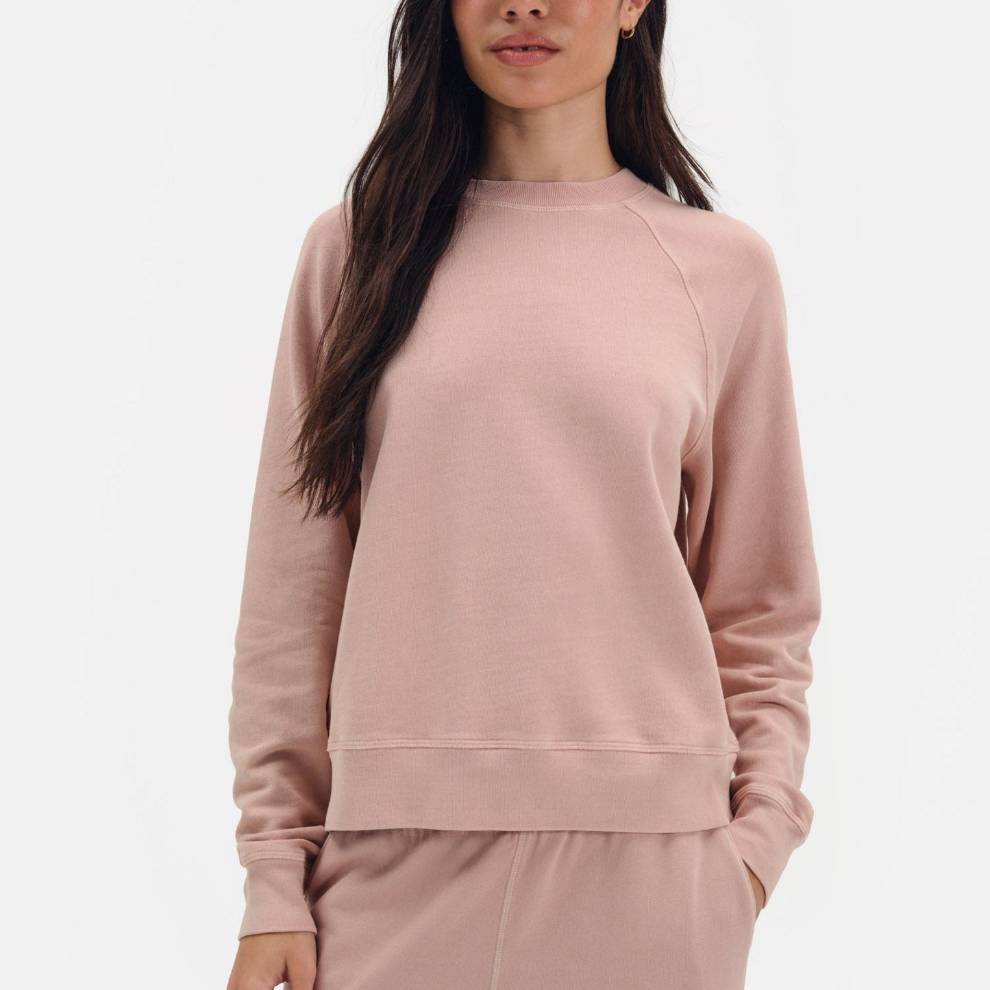 Organic Lightweight Terry Raglan Sweatshirt