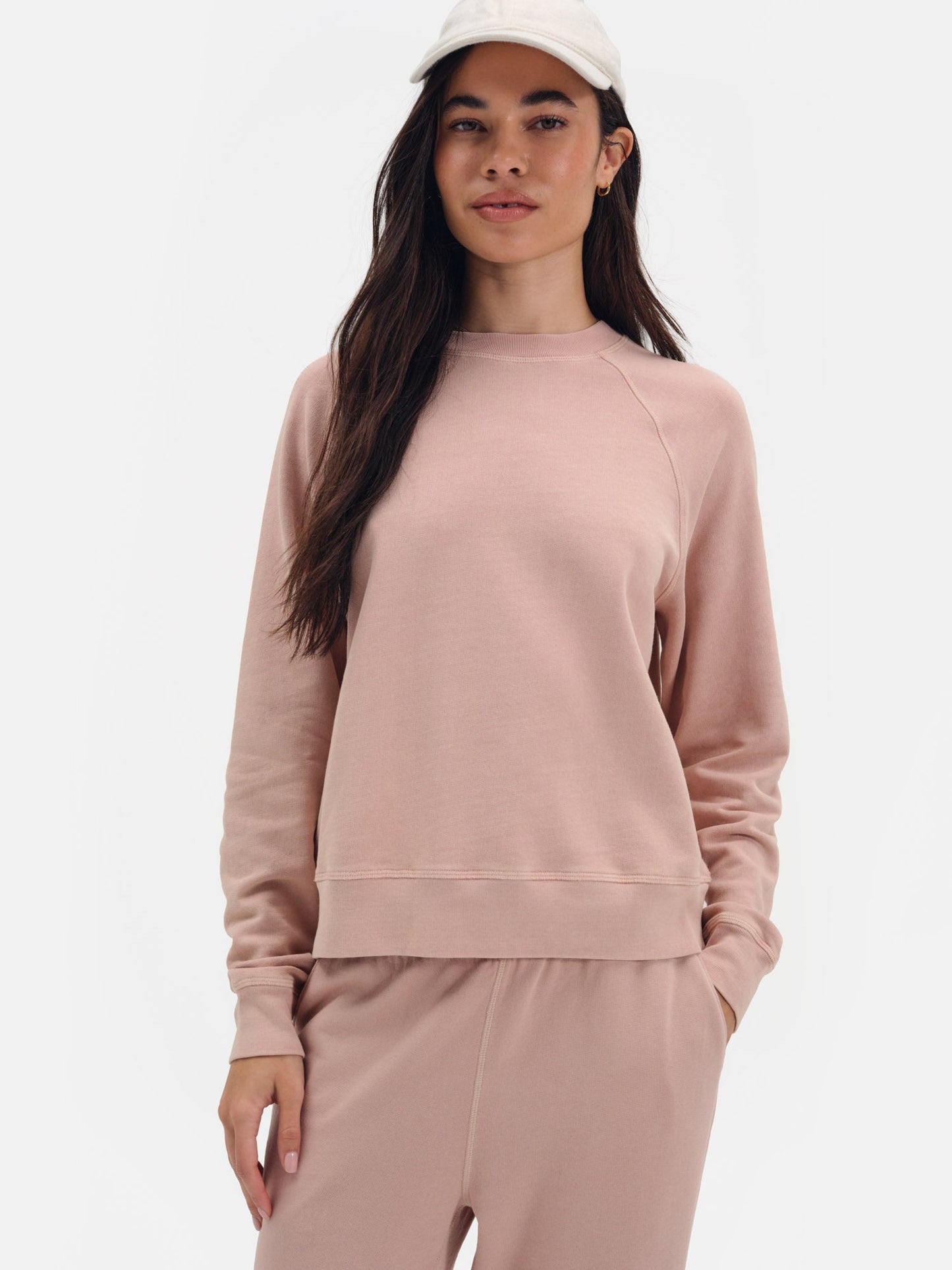 Organic Lightweight Terry Raglan Sweatshirt