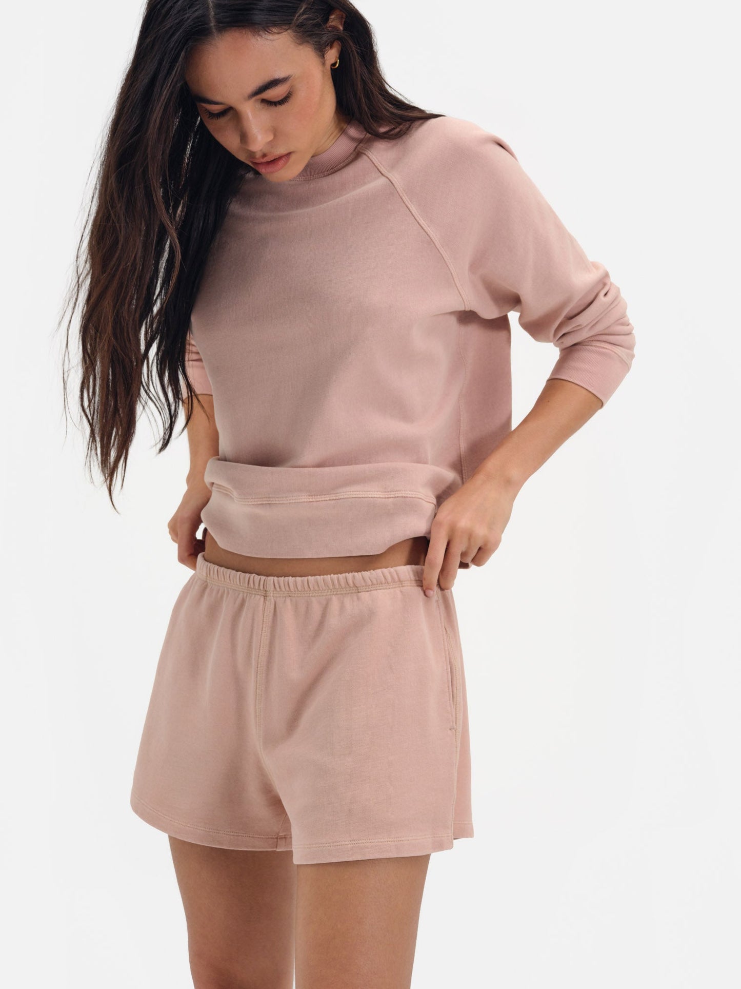 Organic Lightweight Terry Track Shorts