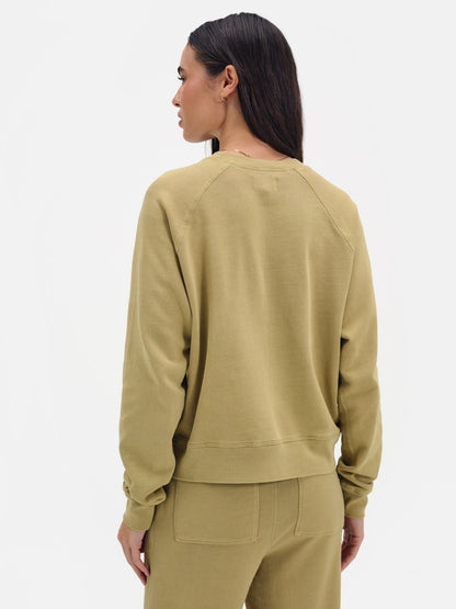 Organic Lightweight Terry Raglan Sweatshirt