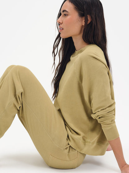 Organic Lightweight Terry Raglan Sweatshirt