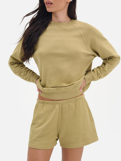 Organic Lightweight Terry Track Shorts