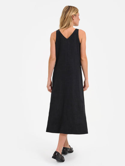 Organic Linen Button Front Dress