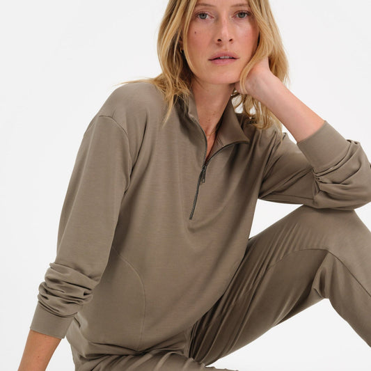 Seacell Tencel Quarter Zip Pullover