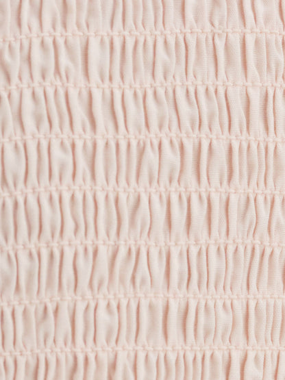 Organic Poplin Smocked Dress