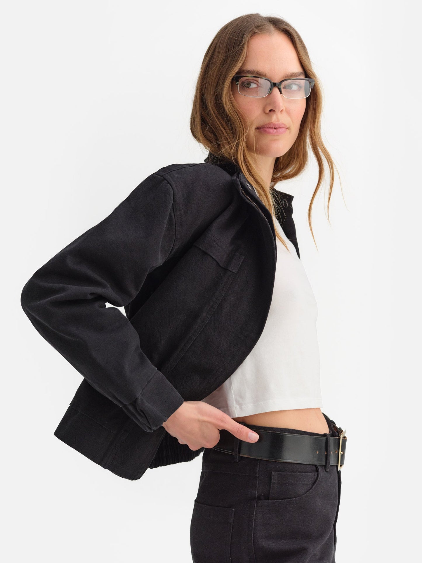 Organic Cotton Canvas Flight Jacket