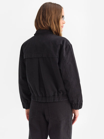 Organic Cotton Canvas Flight Jacket