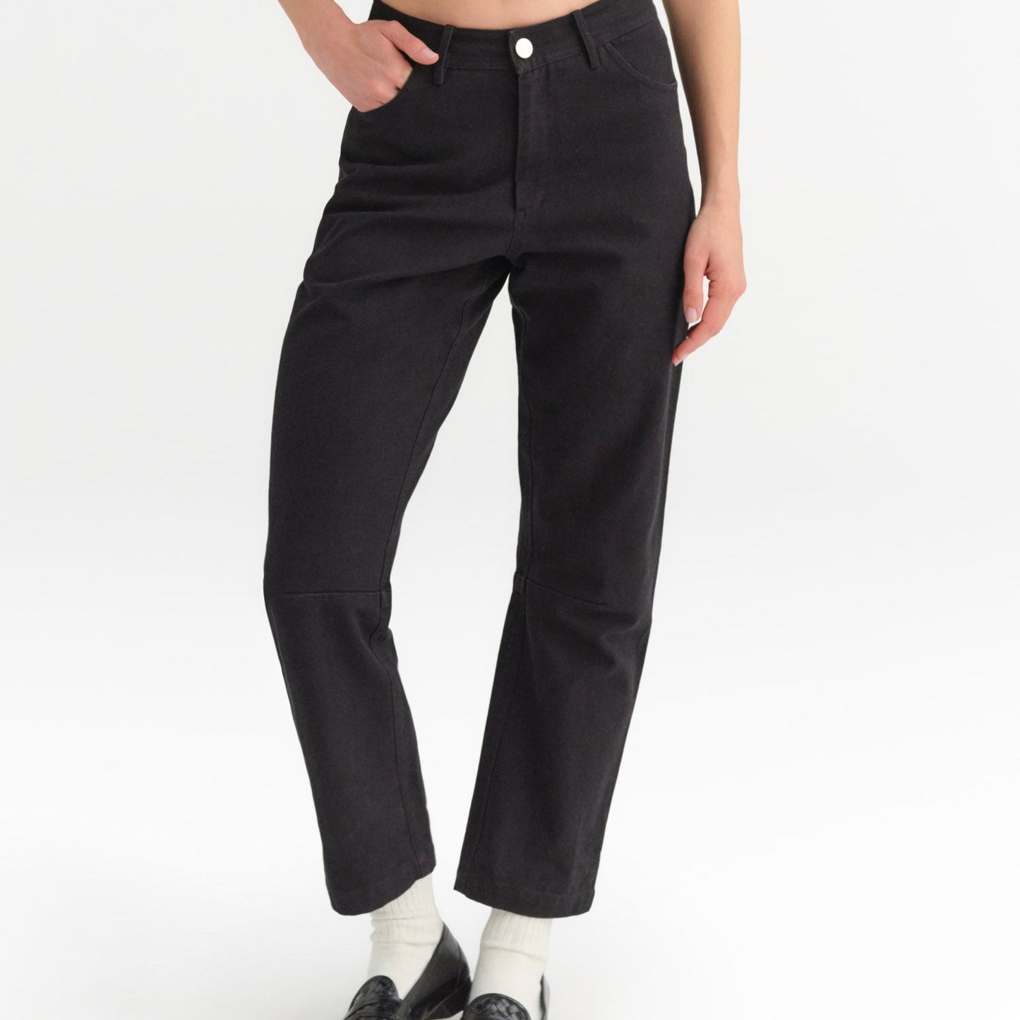 Organic Cotton Canvas Five Pocket Pant