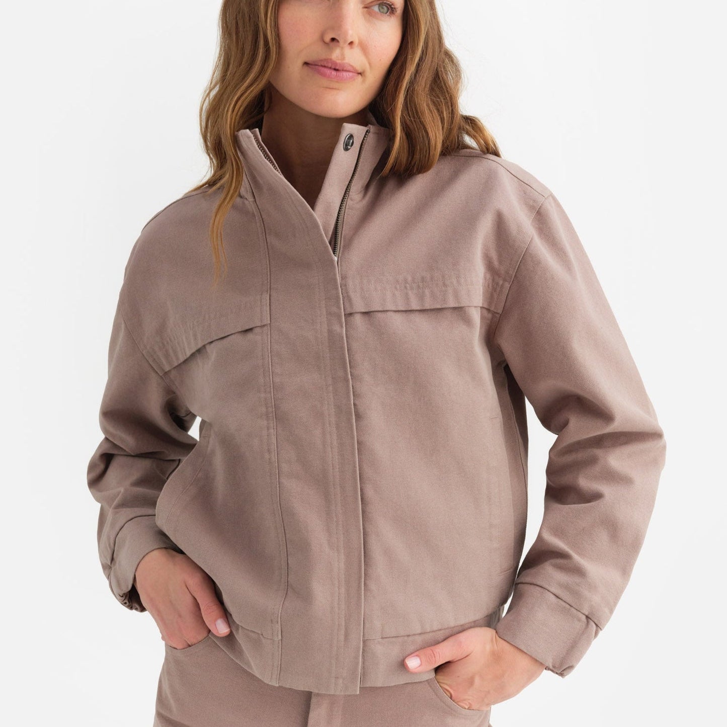 Organic Cotton Canvas Flight Jacket