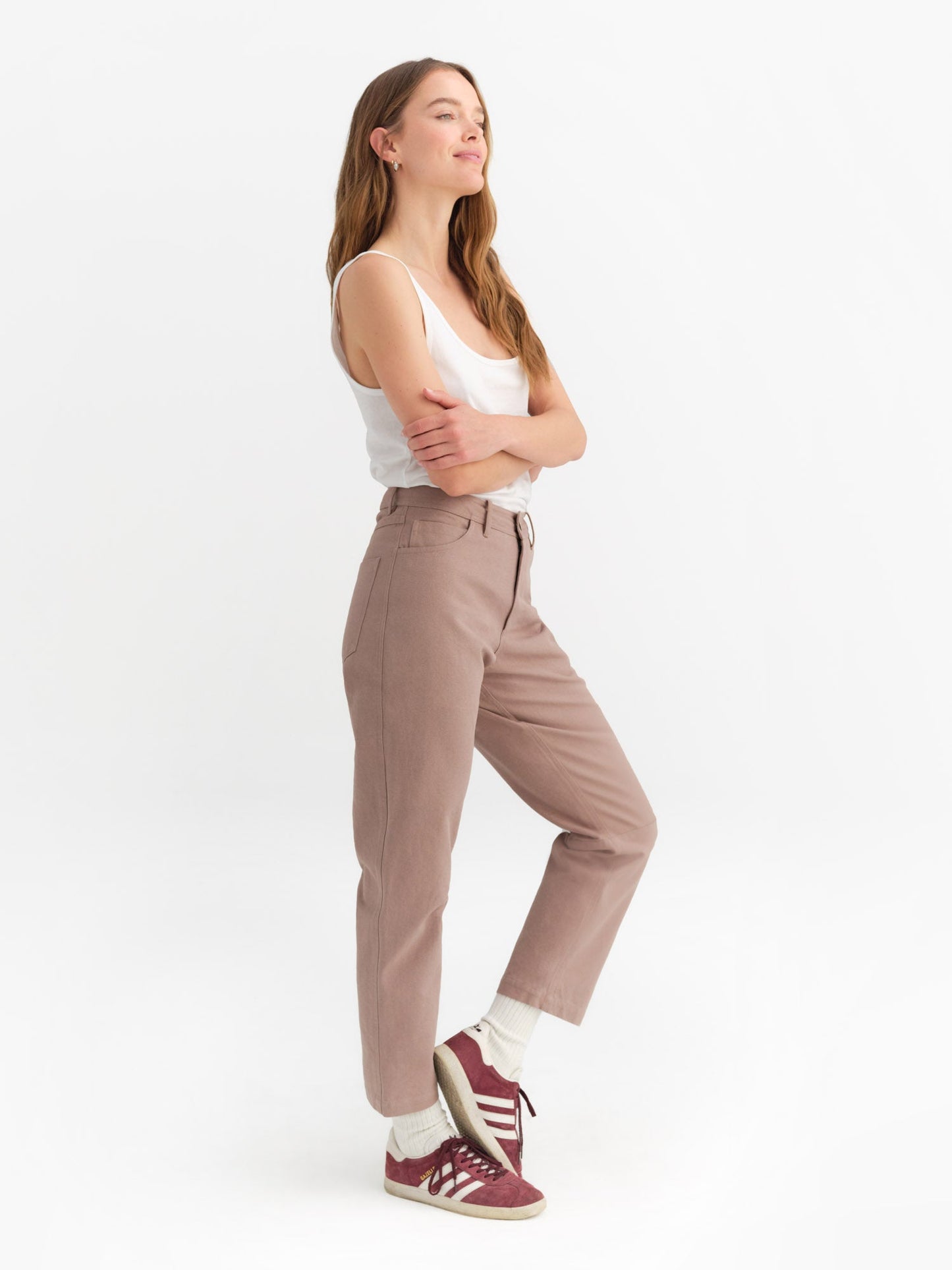 Organic Cotton Canvas Five Pocket Pant