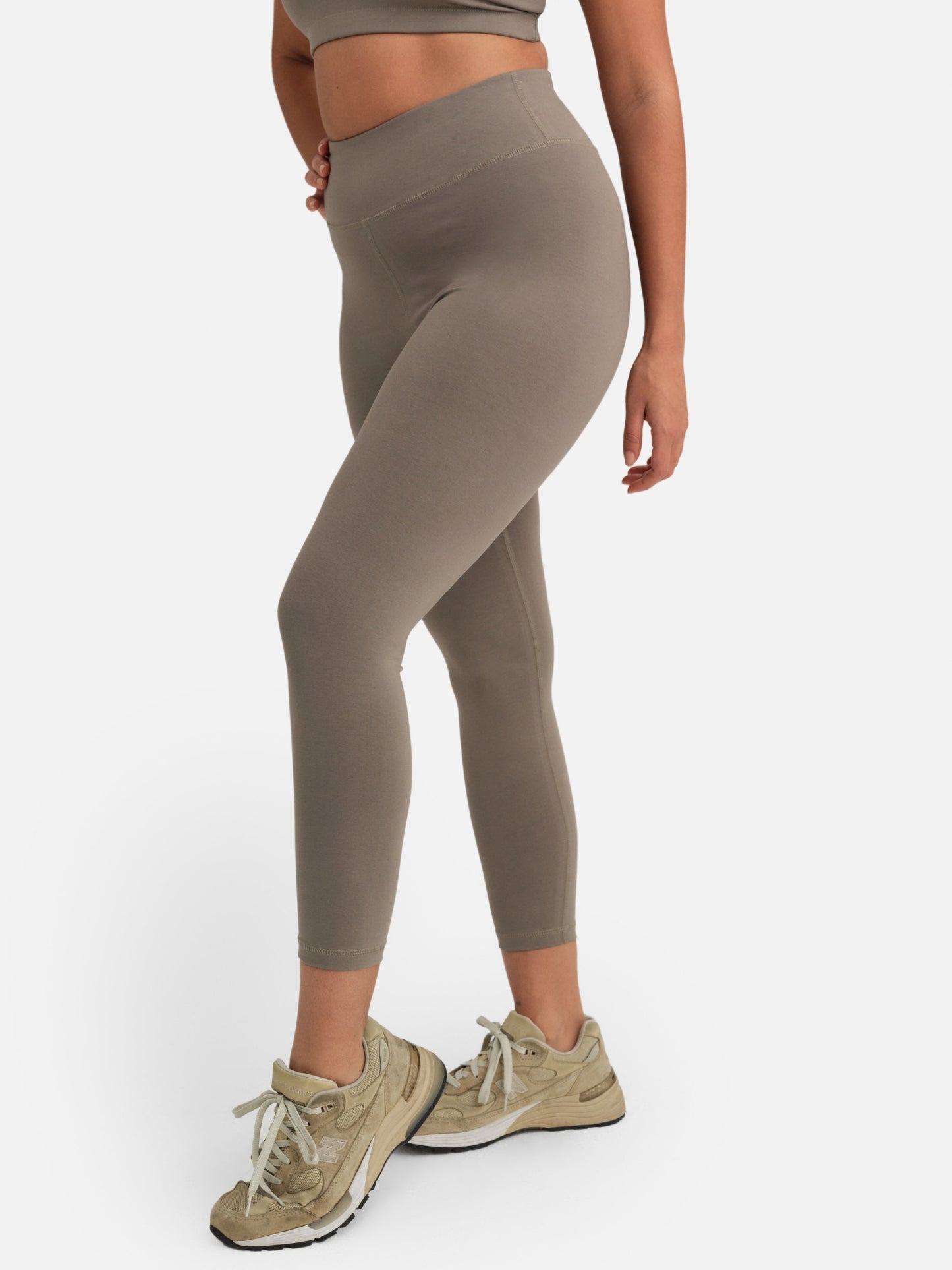 Organic Stretch Midi Legging