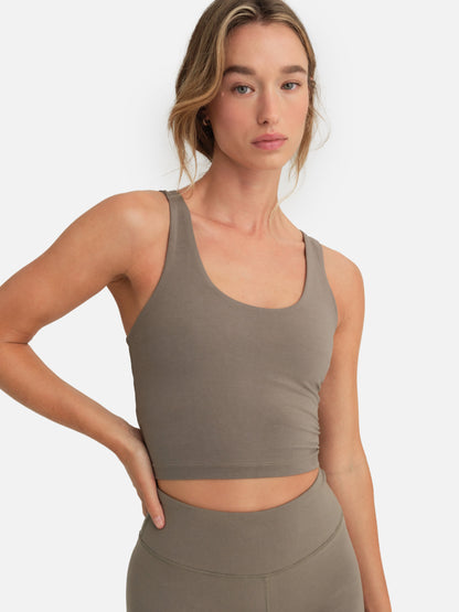 Organic Stretch Racer Tank