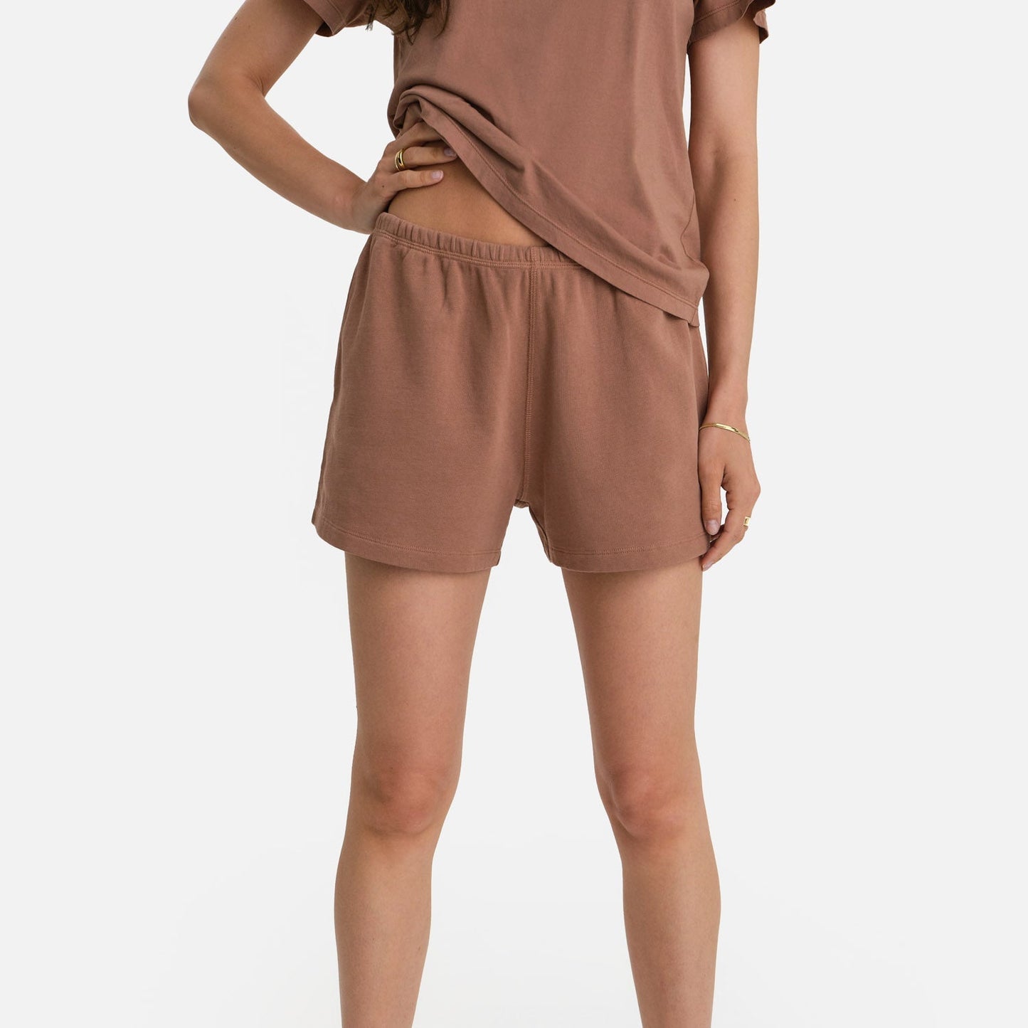 Organic Lightweight Terry Track Shorts