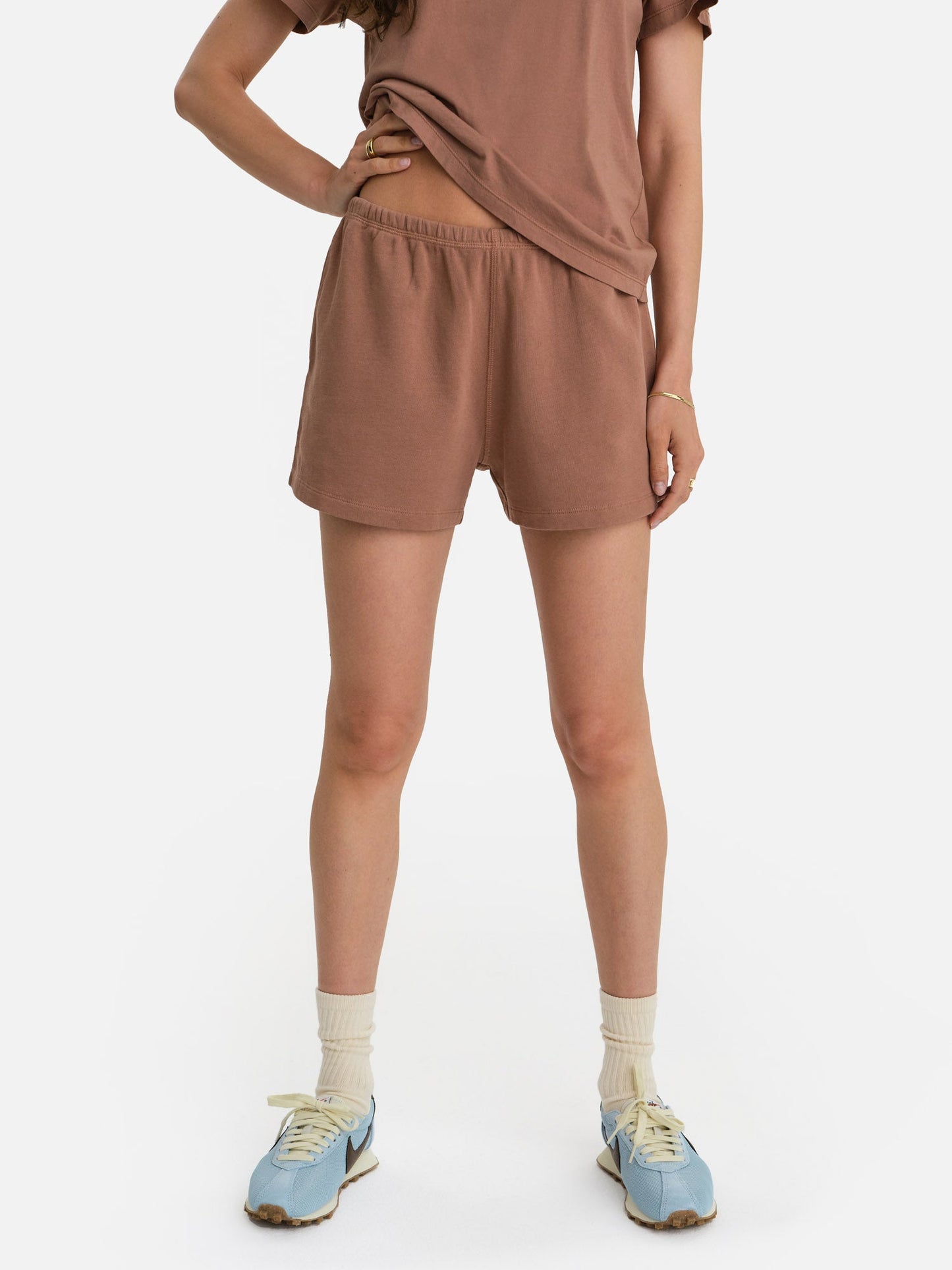 Organic Lightweight Terry Track Shorts