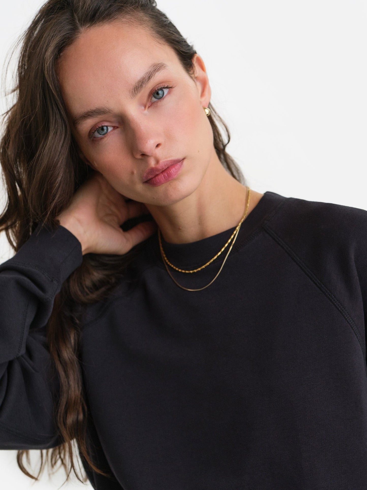 Organic Lightweight Terry Raglan Sweatshirt