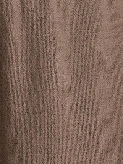 Textured Knit Straight Leg Pant