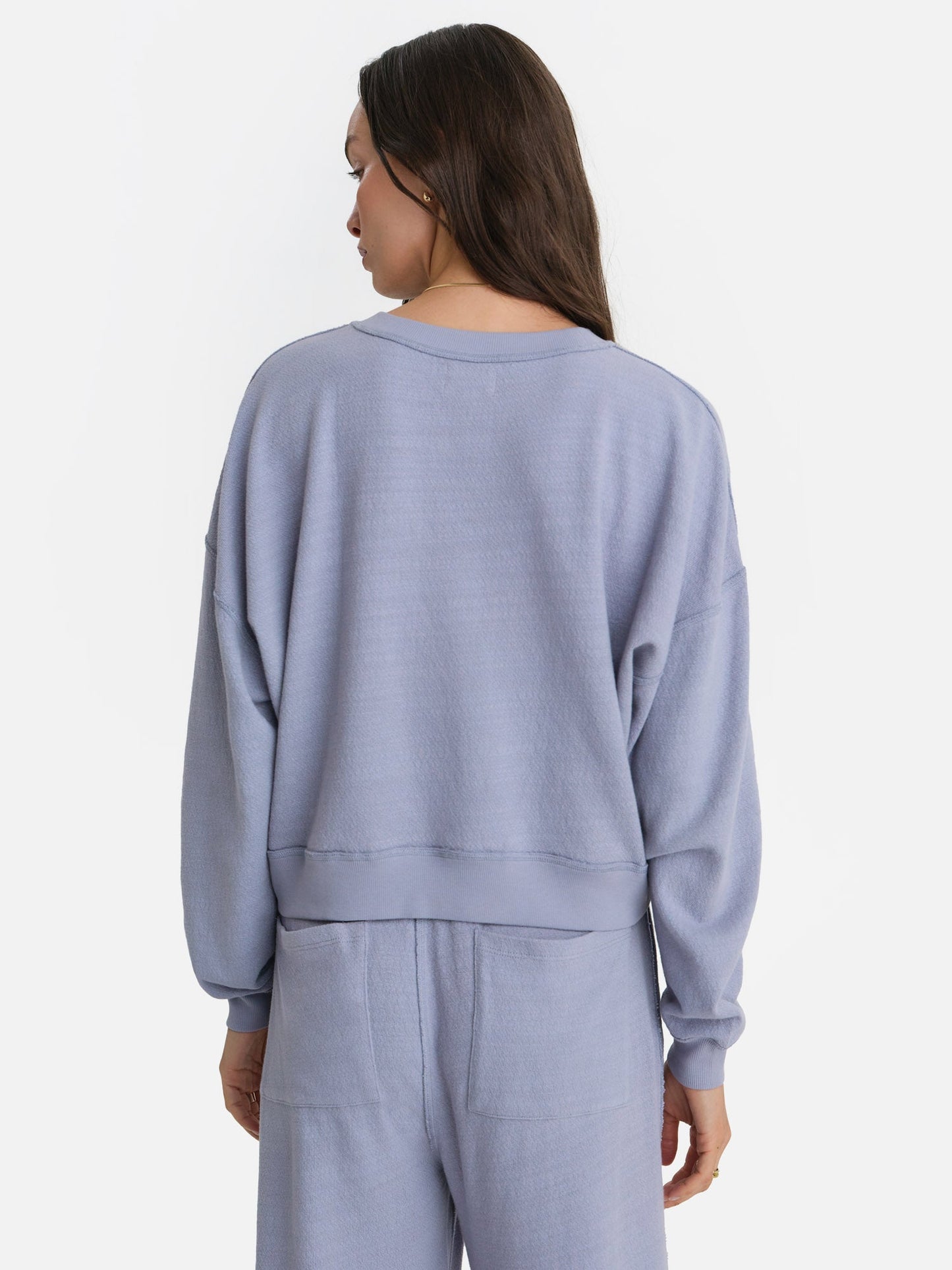 Textured Knit Crewneck Pullover