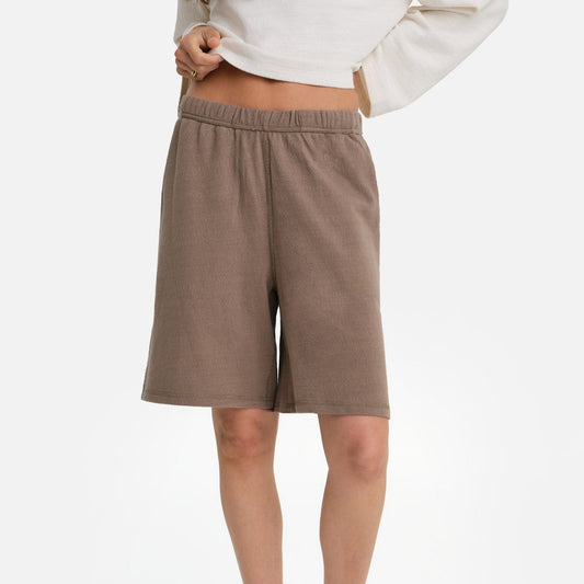 Textured Knit Boxy Short