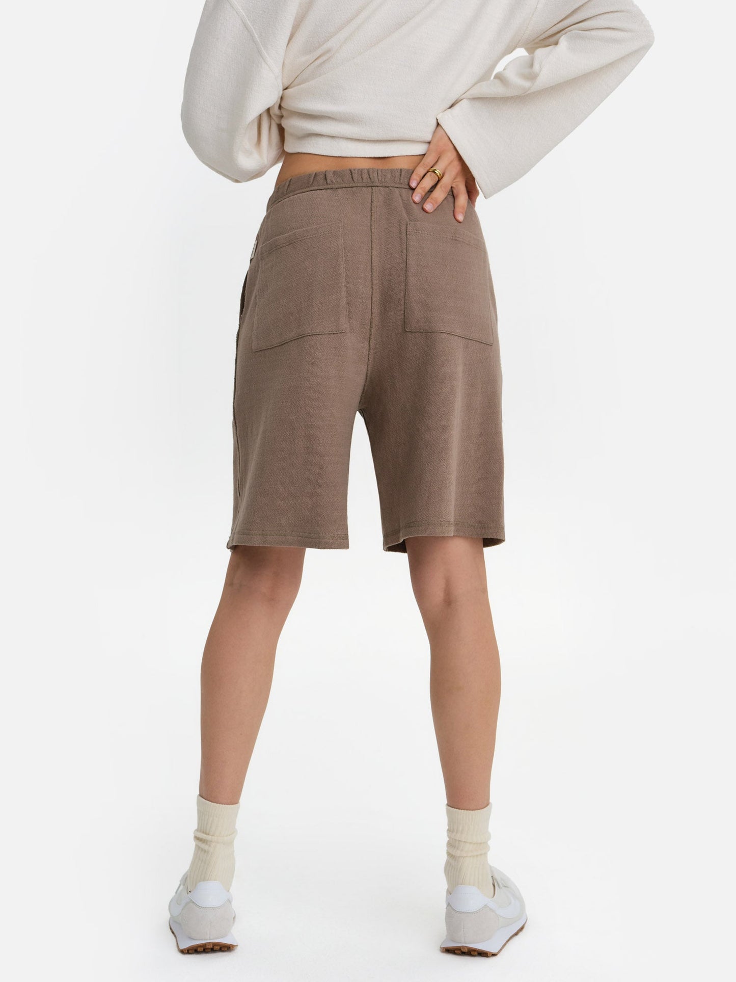 Textured Knit Boxy Short