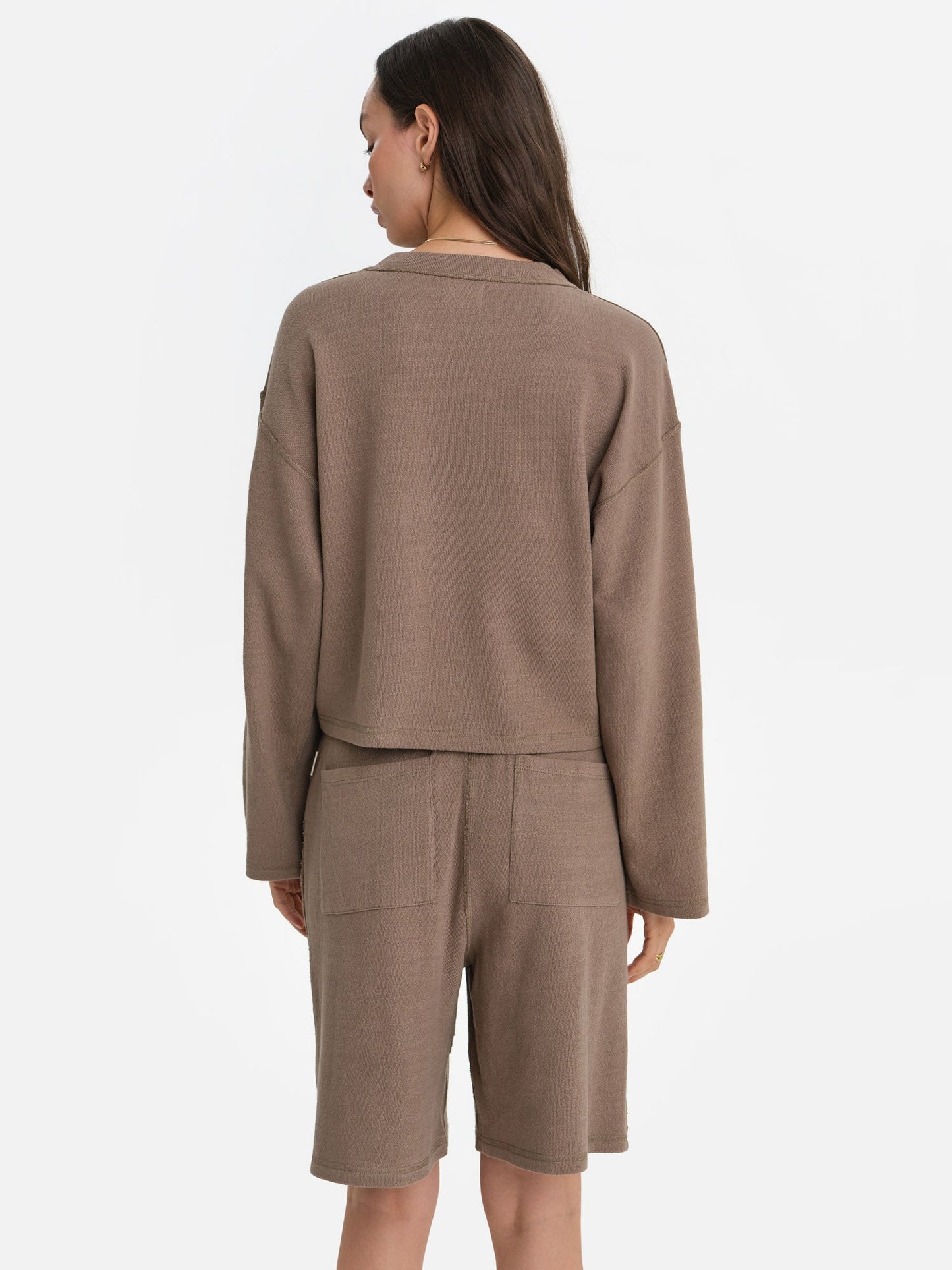 Textured Knit Boxy Top