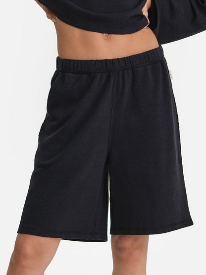 Textured Knit Boxy Short