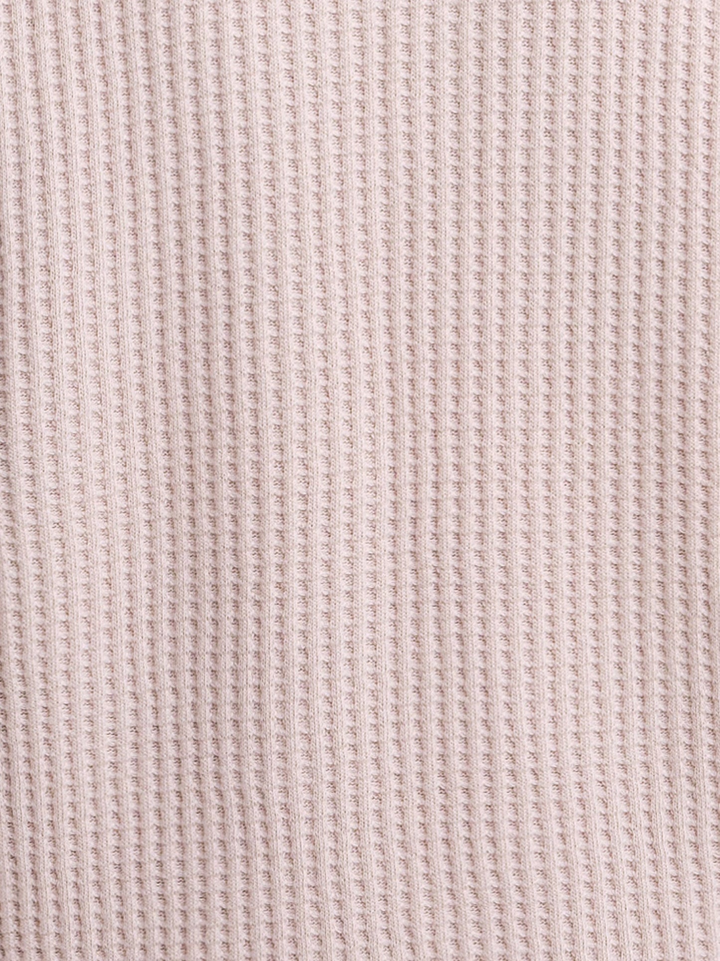 Organic Waffle Crew Top