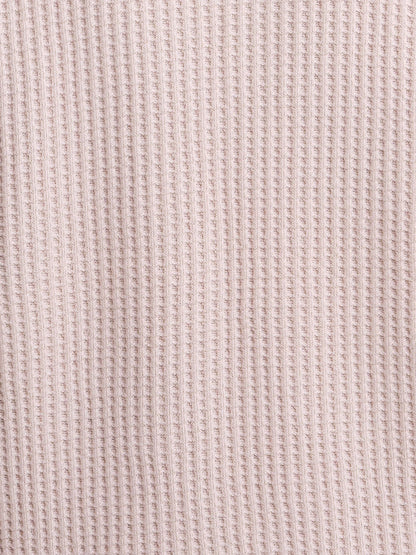 Organic Waffle Crew Top